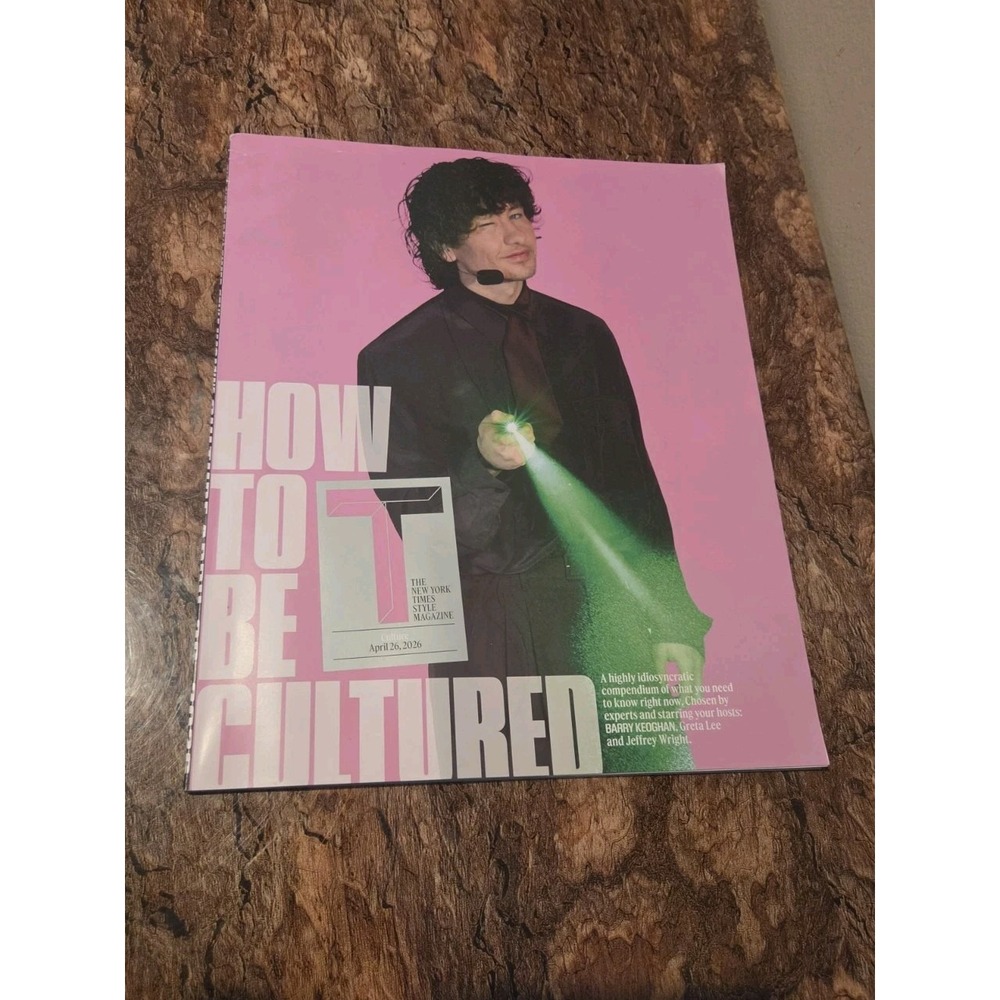 The New York Times Style Magazine April 26 2026 How To Be Cultured BARRY KEOGHAN